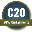 20% Curtailments